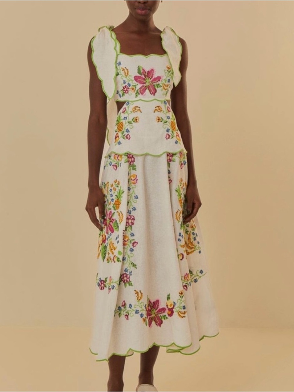 Farm Rio Tropical Romance Dress - Picture 2 of 5
